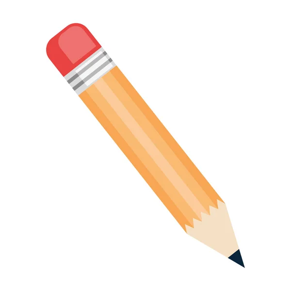 Bleistift Graphit Liefern Isolierte Symbol — Stockvektor