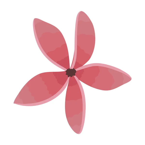 Pink Flower Garden Decoration Icon — стоковый вектор