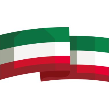 Meksika bayrağı sallayan ülke simgesi