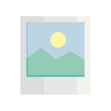 fotoğraflı resim dosyası izole edilmiş simge