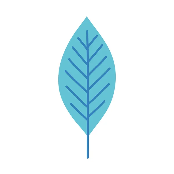 Blue Leaf Plant Ecology Icon — Stock Vector