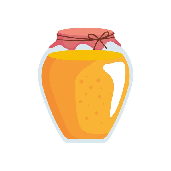 Sweet Honey Preserve Pot Icon — стоковый вектор