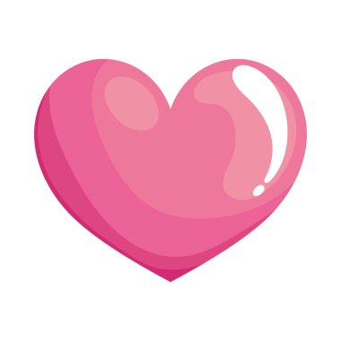 Pembe kalp aşk ikonu