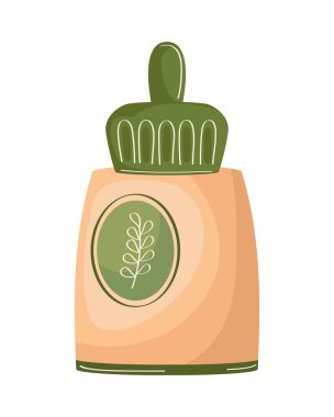 Doğa kozmetik ürün şişe simgesi