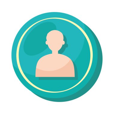 düğmedeki kullanıcı avatar silueti