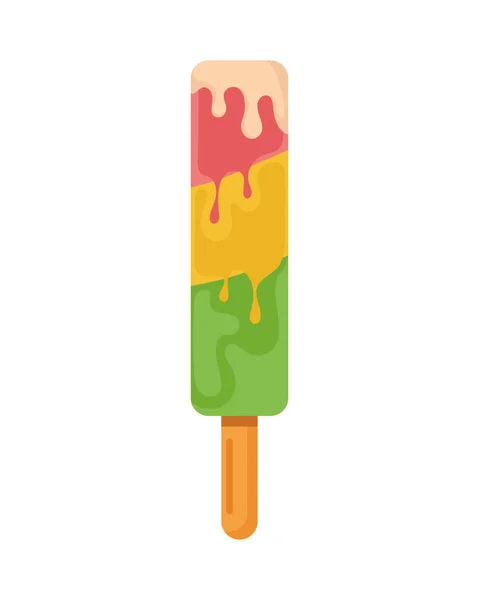 Spiral Ice Cream Stick Icon — Stockvektor
