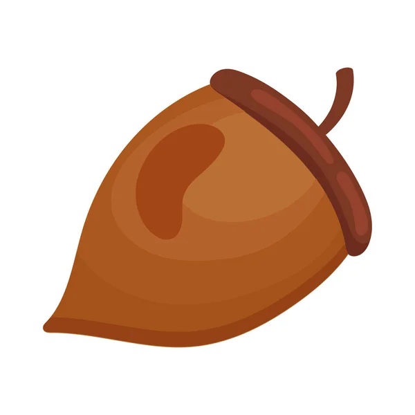 Acorn Seed Vegetable Nature Icon — Image vectorielle