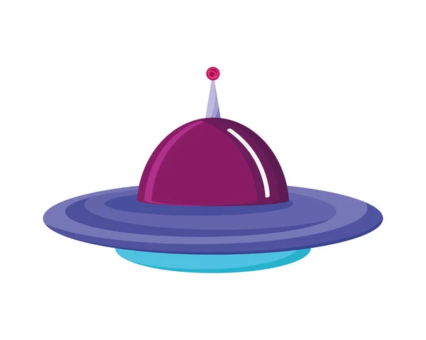 Ufo Flying Universe Space Icon — Stockvektor