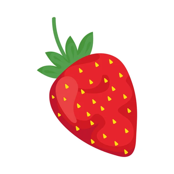 Strawberry Fresh Fruit Healthy Icon — Wektor stockowy