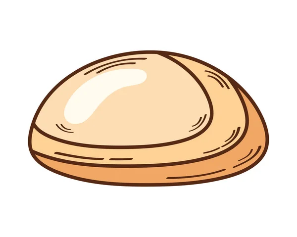 Chuseok Bread Food Celebration Icon — стоковый вектор