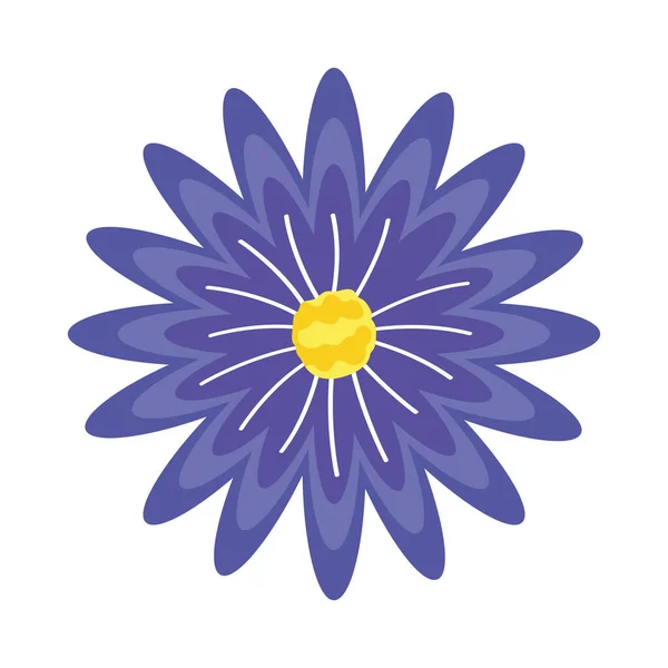 Lilac Flower Garden Decoration Nature Icon — Wektor stockowy
