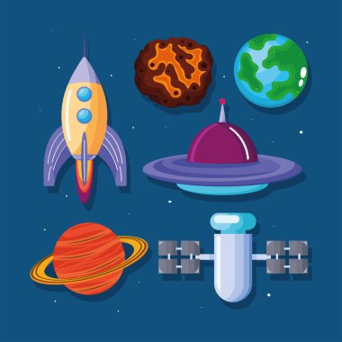 6 evren uzay kümesi simgesi