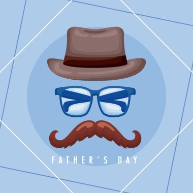 Hippilerle Babalar Günü kartı.