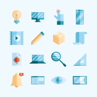 On altı geliştirme dizayn simgesi