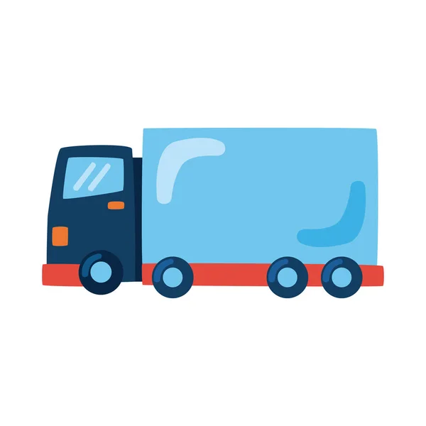 Truck Delivery Service Isolated Icon — Stock Vector
