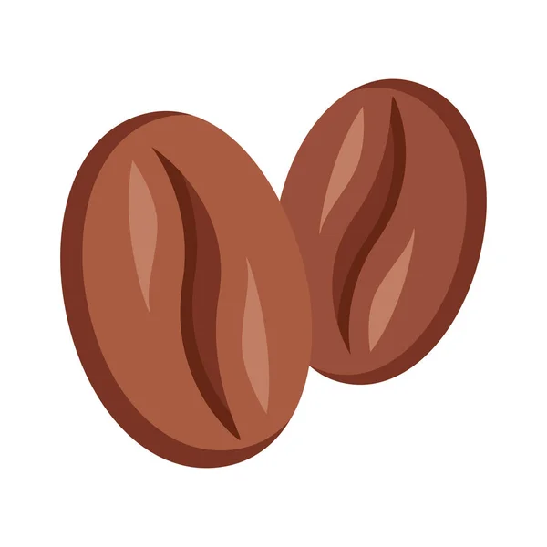 Coffee Grains Toast Nature Icon — Wektor stockowy