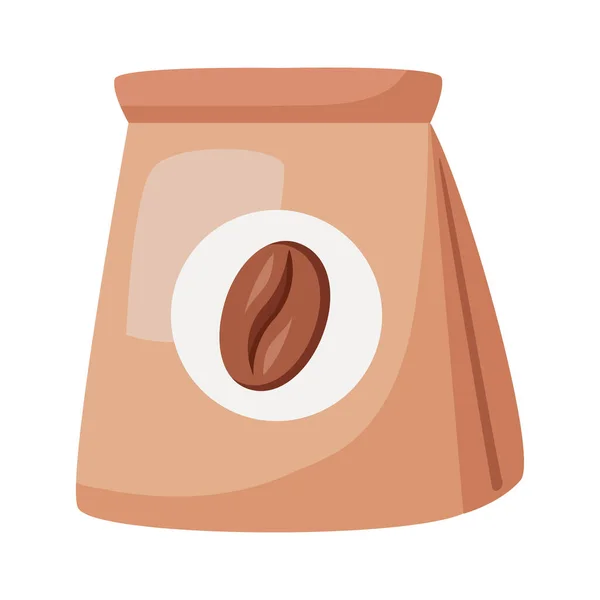 Coffee Bag Product Pack Icon — 스톡 벡터