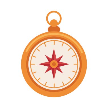 golden compass guide device icon