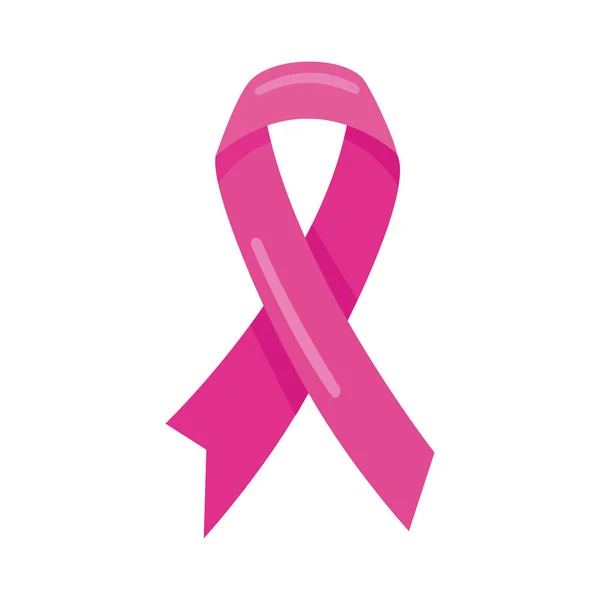 Breast Cancer Ribbon Campaign Icon — Stockvektor