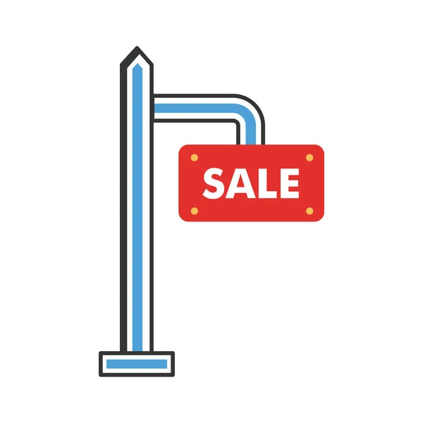 Sale Label Hanging Real Estate — Image vectorielle