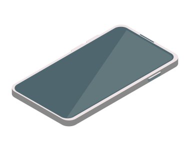 smartphone device isometric technology icon