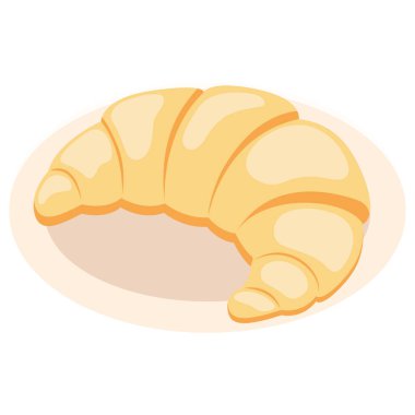 fresh croissant bread in dish