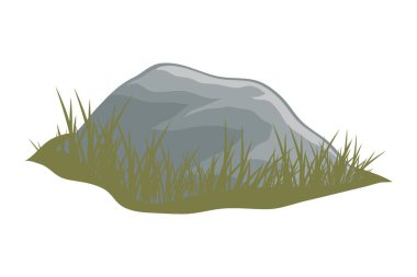 gray stone garden nature icon
