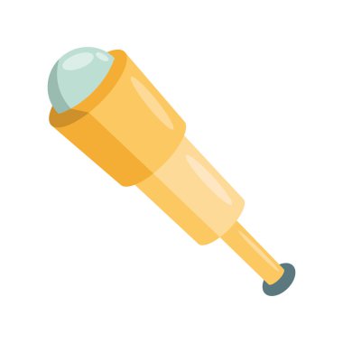 telescope space instrument isolated icon
