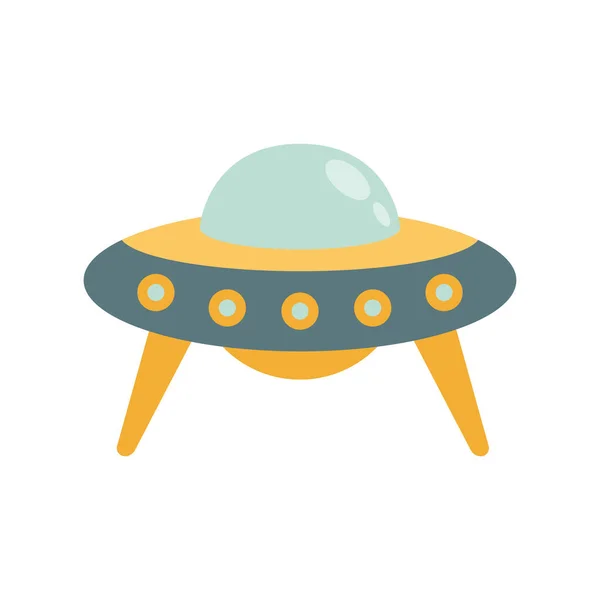 Ufo Flying Space Outer Icon — Stock Vector