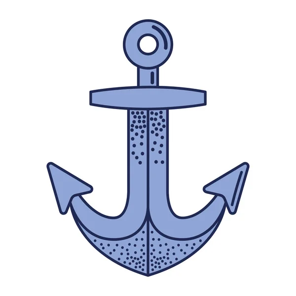 Ship Anchor Nautical Retro Icon — Stock vektor