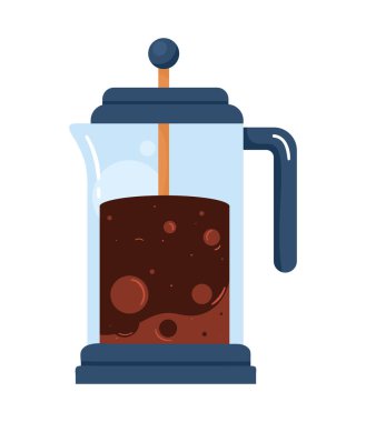 coffee french press isolated icon