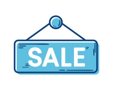 sale label hanging real estate