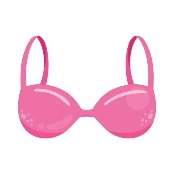 Pink Female Bra Underwear Accessory — Archivo Imágenes Vectoriales