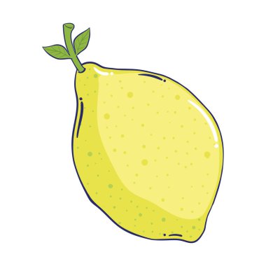 lemon citrus fresh fruit icon