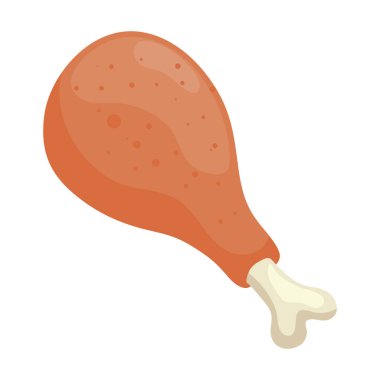 chicken thigh healthy food icon
