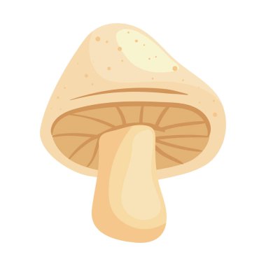 fresh mushroom healthy vegetable icon