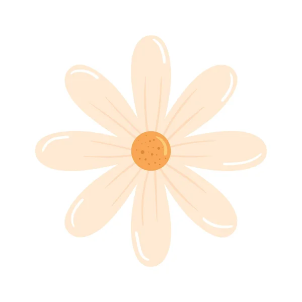 White Flower Garden Decoration Nature — Vector de stoc