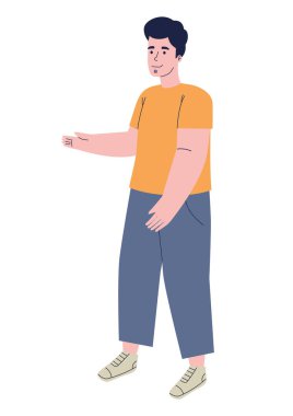 man standing avatar character icon