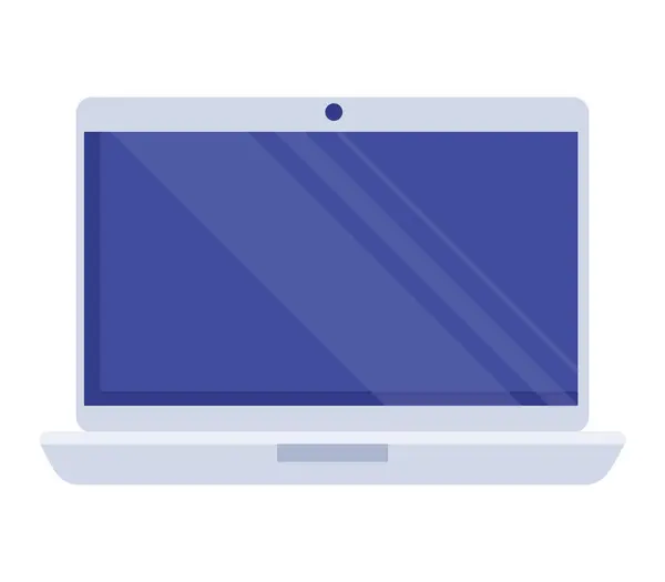 Laptop Komputer Przenośny Urządzenie Tech — Wektor stockowy