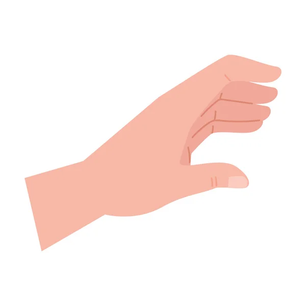 Рука Людини Бере Значок Жесту — стоковий вектор