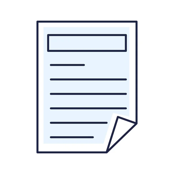 Document File Paper Format Icon — 图库矢量图片