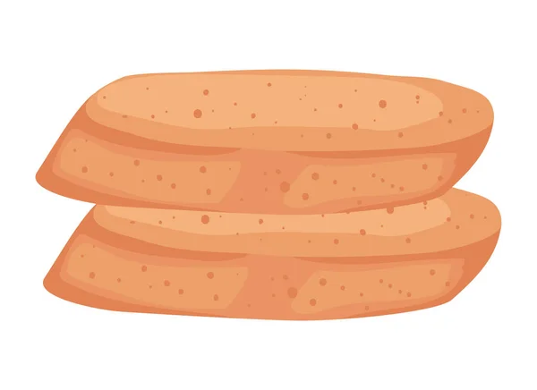 Smoked Ham Cold Meat Icon — Vettoriale Stock