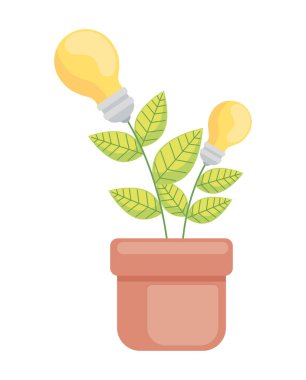 ampul ışığı enerji ikonu