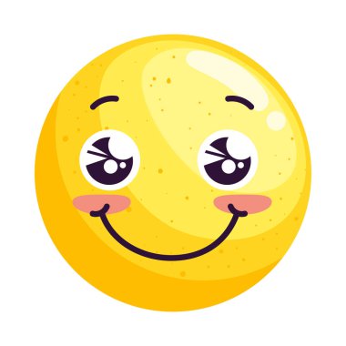 emoji smiling happy comic character