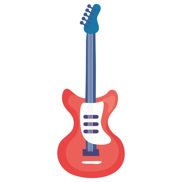 Elektryczna Gitara Instrument Muzyczny Ikona — Wektor stockowy