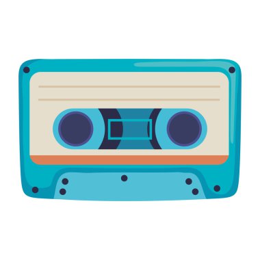 cassette musical retro isolated icon