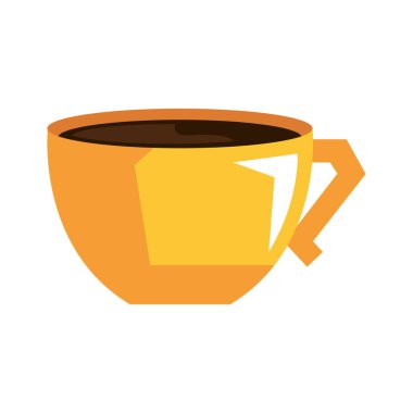coffee yellow cup drink icon