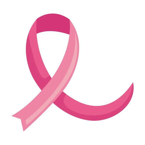 Conscientização Sobre Câncer Mama Pink Ribbon — Vetor de Stock
