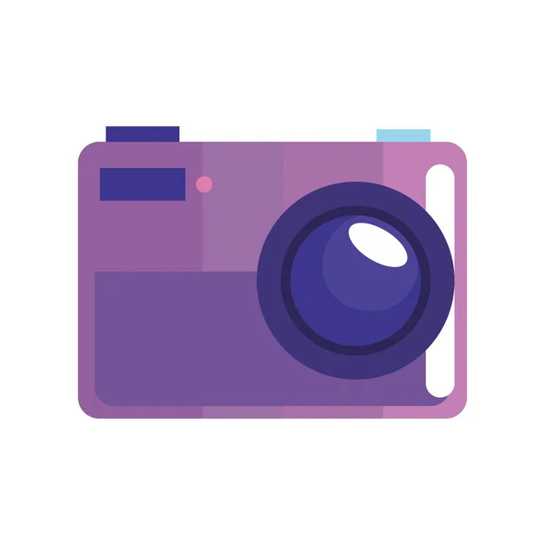 Ikona Fotografického Zařízení Fotoaparátu — Stockový vektor