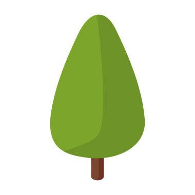 tree isometric pine plant icon